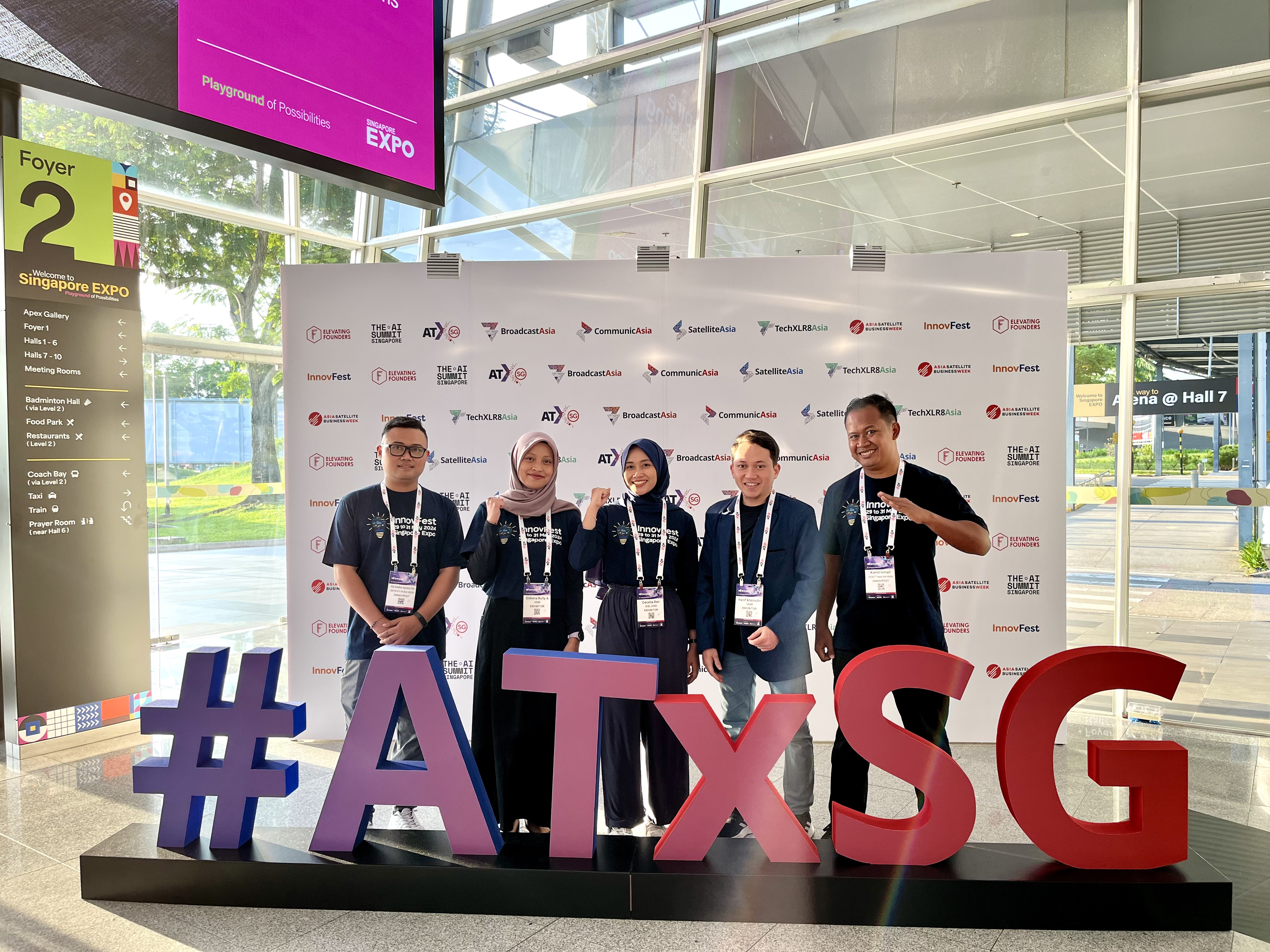 Startup Aplikasi Kantor Kita Sukses Mengikuti Expo InnovFest x Elevating Founders 2024 di Singapore Expo